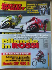 Motosprint 2001 test usato  Italia