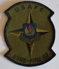 USAF PATCH - USAFE - SURE-FIRE 87 - WEAPONS LOADING COMP A-10's ETC for sale  KING'S LYNN