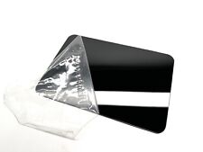 Folha/em branco/corte plástico acrílico de alto impacto Rowmark 1/16" 1,5 mm preto brilhante comprar usado  Enviando para Brazil