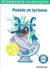 Poésie lyrisme bertrand d'occasion  Aubagne