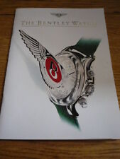 Bentley watch brochure for sale  FRODSHAM