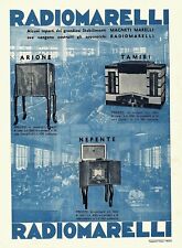 Pubblicita 1935 radiomarelli usato  Biella