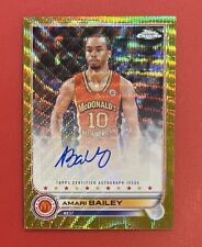 Usado, /50 OURO Auto AMARI BAILEY, 2022 Topps Chrome McDonald's UCLA, Charlotte Hornets comprar usado  Enviando para Brazil