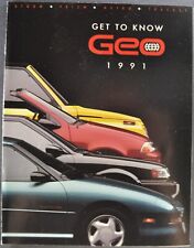 1991 geo brochure for sale  Olympia