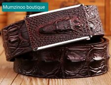 Alligator coffee leather for sale  UK