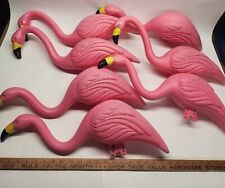 Molde de sopro flamingo rosa vintage conjunto de 7 enfeites de gramado feitos nos EUA comprar usado  Enviando para Brazil