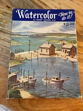 Watercolor paperback instructi for sale  POOLE