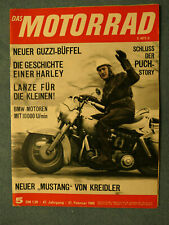 Zeitschrift Das Motorrad 1965 Nr. 5 - Bullerjan HD, Moto Guzzi V7, Motorsport gebraucht kaufen  Oberreute