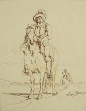 Antique James Stewart Musketeer horse study etching print 1800’s for sale  Shipping to South Africa