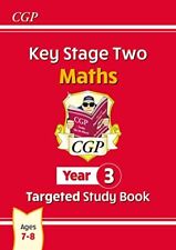 KS2 Maths Targeted Study Book - Year 3 (CGP KS2 Maths) by CGP Books Paperback segunda mano  Embacar hacia Mexico