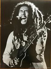 Bob Marley Tocando No Palco Black & White Vintage Fora De Catálogo Pôster 26 X 38 comprar usado  Enviando para Brazil