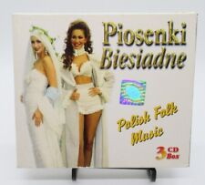 PIOSENKI BIESIADNE - POLSKA MUZYKA LUDOWA 3-PŁYTOWA MUZYKA CD SET, BIESIADA, WESELNE + na sprzedaż  Wysyłka do Poland