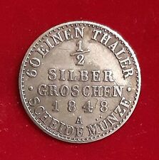 Silbergroschen 1848 preußen gebraucht kaufen  Staufenberg