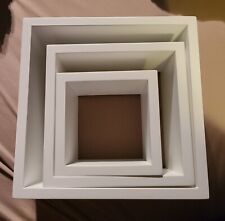 3 prateleiras de parede cubo branco 9x9x4 comprar usado  Enviando para Brazil