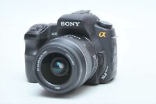 Câmera Sony Alpha a200 DSLR com kit de lentes de zoom AF 18-55mm, usado comprar usado  Enviando para Brazil