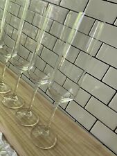 champagne fluted glasses 6 for sale  Austin