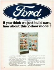 Usado, Ford Philco 1966 refrigerador vintage anuncio impreso modelo de 2 puertas azul ovalado  segunda mano  Embacar hacia Argentina