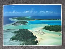 AK Französisch-Polynesien Rangiroa Pazifik Atoll Tuamotu-Archipel Luftaufnahme comprar usado  Enviando para Brazil