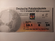 Eintrittskarte fußball 2001 gebraucht kaufen  Gotha-Umland