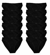 Usado, Pacote com 12 cuecas biquíni femininas calcinha lingerie algodão conforto tamanho 6-24 comprar usado  Enviando para Brazil