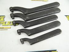 SET OF 5 ARMSTRONG PIN SPANNER WRENCHES 1" TO 2-1/4" CAPACITY  for sale  Shipping to South Africa