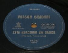 WILSON SIMONAL 1962 “ESTA NASCENDO UM SAMBA” BOSSA JAZZ 10” 78 RPM BRASIL OUVIR comprar usado  Brasil 
