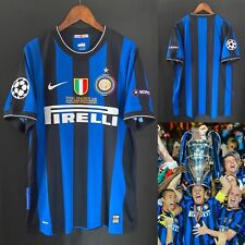 Maglia casa Inter Milan 2009-2010 UEFA Champions League 09 10 maglia usato  Spedire a Italy