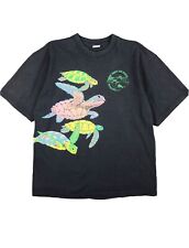 Vtg sunset beach dive centrer bonaire front and back hit neon turtles Sz L na sprzedaż  PL