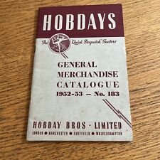 Hobdays general merchandise for sale  LONDON
