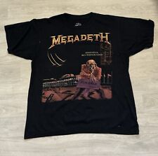 Vintage megadeth peace for sale  LEYLAND