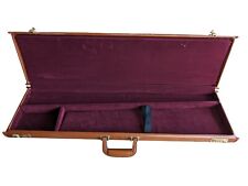 Vintage Gently Used USA Made Lion Leather Products Locking Takedown Shotgun Case for sale  Shipping to South Africa
