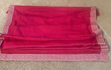 CUSTOM MADE LINEN ROMAN  SHADE CURTAIN VALANCE   Hot Pink 42 Inch for sale  Shipping to South Africa