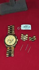 Relógio masculino Michael Kors Runway MK8077 ouro aço inoxidável mostrador analógico comprar usado  Enviando para Brazil
