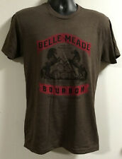 Belle Meade Bourbon Nelson's Greenbrier Distillery Heather Brown T Shirt - NEW  for sale  Shipping to South Africa