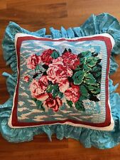 Beautiful embroidered pillow for sale  Channahon