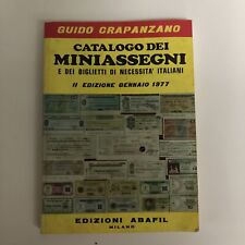 Catalogo dei miniassegni usato  Milano