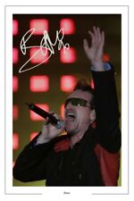 Bono signed photo for sale  UK