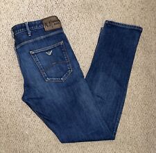 MEN’S ARMANI J06 Blue Denim Jeans - Slim Fit - Good Condition - Size W34 L32, used for sale  Shipping to South Africa