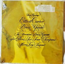 Usado, Quinteto de latão Elliott Carter primeiras gravações seladas LP vinil 8 peças Timpani comprar usado  Enviando para Brazil