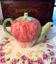 Vintage strawberry teapot for sale  Plano
