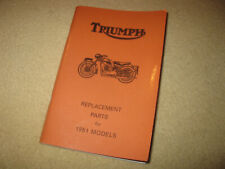 1951 triumph spare for sale  WOTTON-UNDER-EDGE