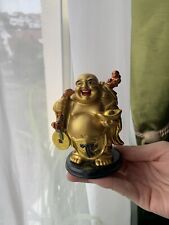 Gold laughing buddha for sale  PAIGNTON