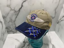 Sombrero conmemorativo de la Fuerza Aérea Wings Over Houston Blue Angels Show segunda mano  Embacar hacia Argentina