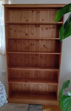 Tall pine bookcase. for sale  ALTON