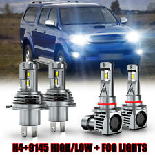 Faróis Hi/Lo Beam + kit de lâmpadas de neblina para Toyota Hilux 2004-2019 6000K comprar usado  Enviando para Brazil