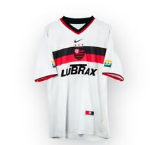 Camiseta masculina de futebol Nike 2000-01 Flamengo Away tamanho Brasil branco GG comprar usado  Enviando para Brazil