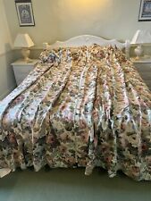 Vintage Sanderson Chelsea Rose Curtains Pair Long Fully Lined 46 X97 Ins Each for sale  Shipping to South Africa