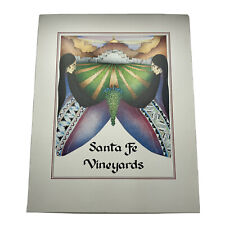 Pôster temático nativo Santa Fe Vineyards vinho novo México vinícola do sudoeste  comprar usado  Enviando para Brazil