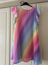 Rainbow pleated shift for sale  WATFORD