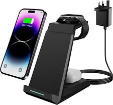Wireless Charger 3 in 1 Wireless Charger Station iPhone Apple Watch AirPod Pro🔋 for sale  Shipping to South Africa